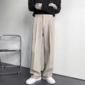 Men spring and autumn Korean version khaki work wear trousers for men formal trouser baggy pants