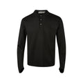 Minimalist Henley Shirt Button Long Sleeve T-Shirt Unisex Loose Fit Base
